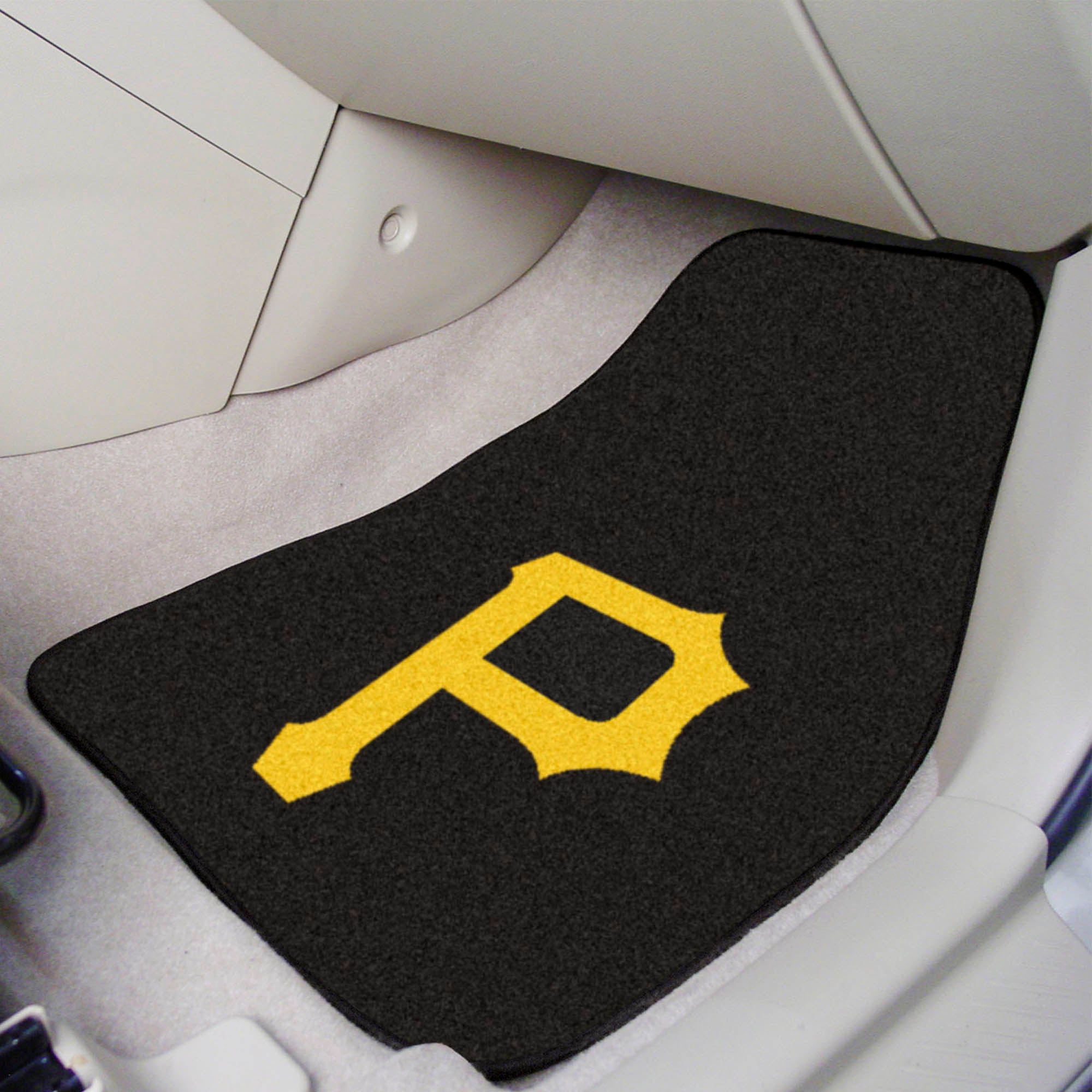 Pittsburgh Pirates Front Carpet Car Mat Set - 2 Pieces