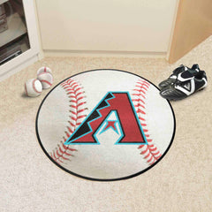 Arizona Diamondbacks Baseball Rug - 27in. Diameter