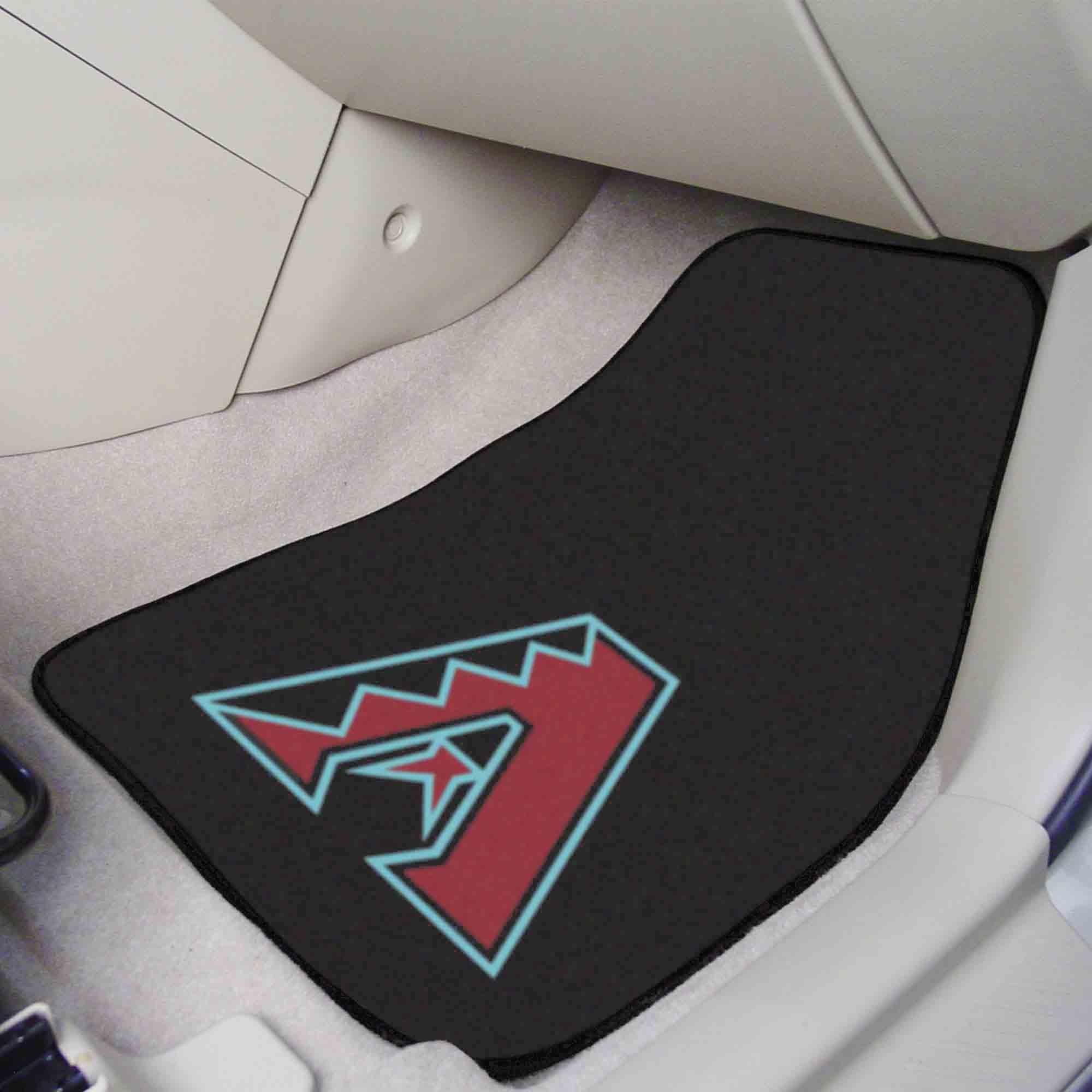 Arizona Diamondbacks Front Carpet Car Mat Set - 2 Pieces