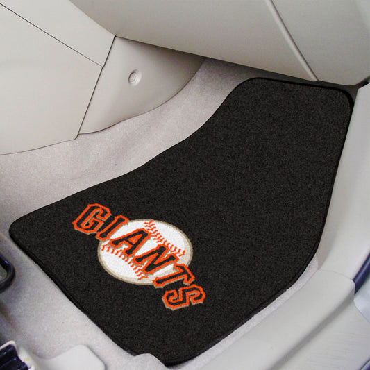 San Francisco Giants Front Carpet Car Mat Set - 2 Pieces