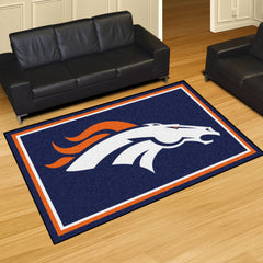 Denver Broncos 5ft. x 8 ft. Plush Area Rug