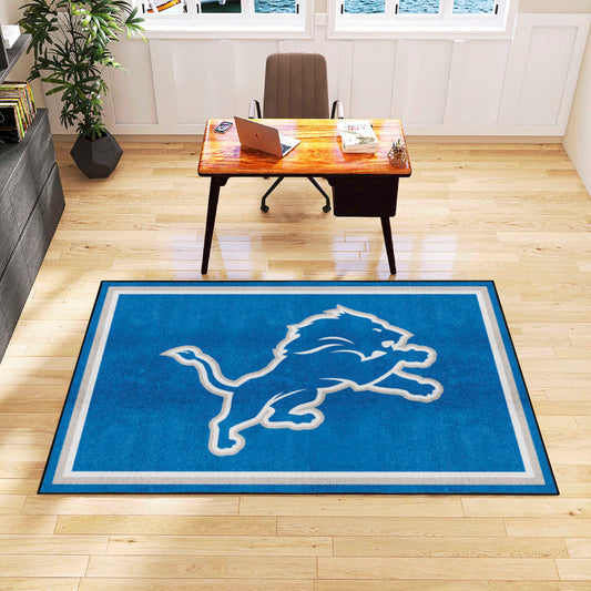 Detroit Lions 5ft. x 8 ft. Plush Area Rug