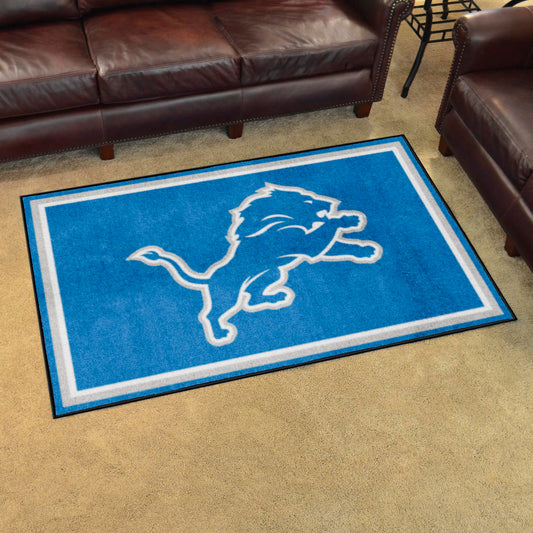 Detroit Lions 4ft. x 6ft. Plush Area Rug