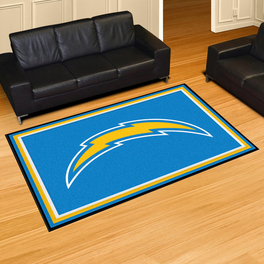 Los Angeles Chargers 5ft. x 8 ft. Plush Area Rug