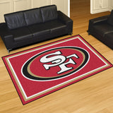 San Francisco 49ers 5ft. x 8 ft. Plush Area Rug - San Francisco 49ers