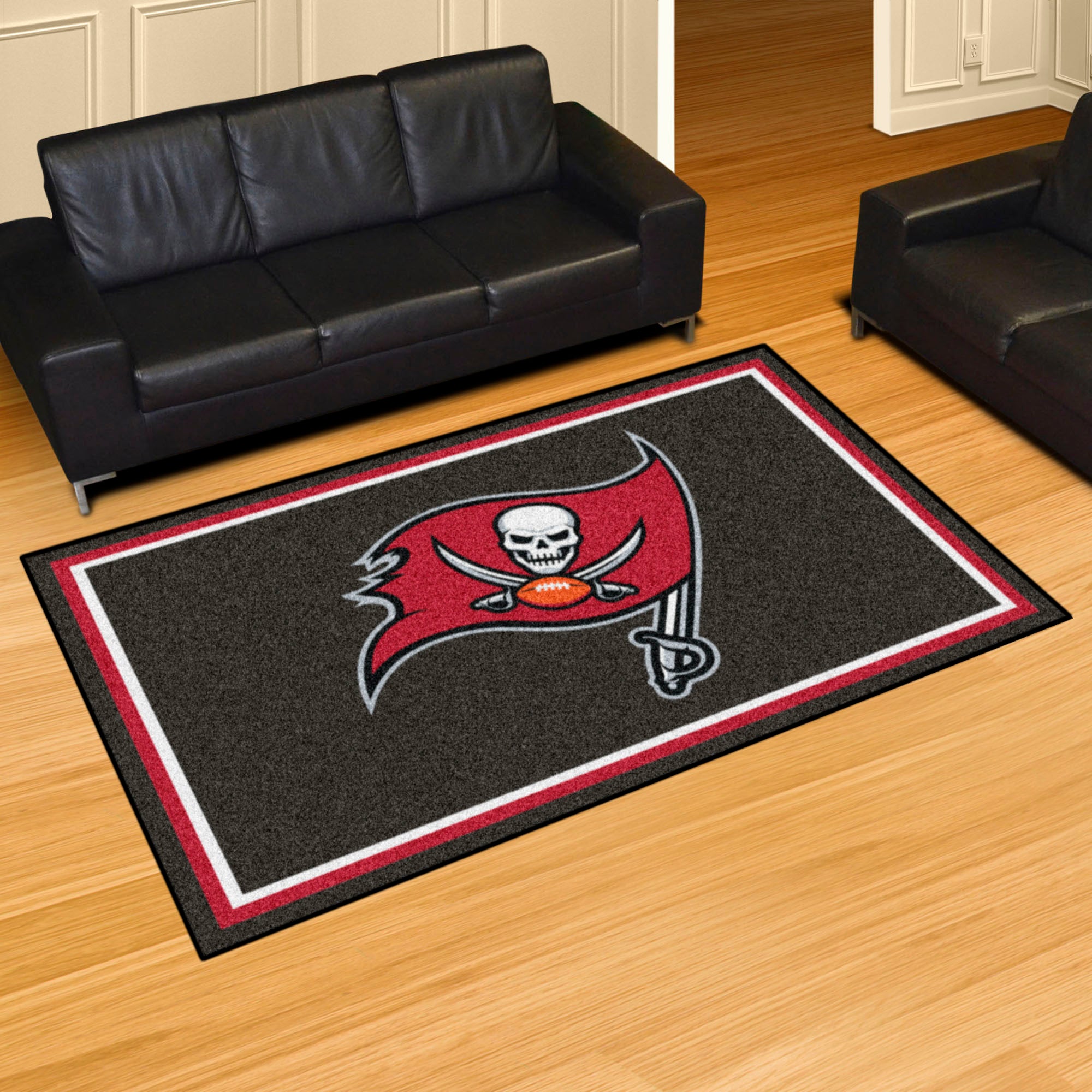 Tampa Bay Buccaneers 5ft. x 8 ft. Plush Area Rug