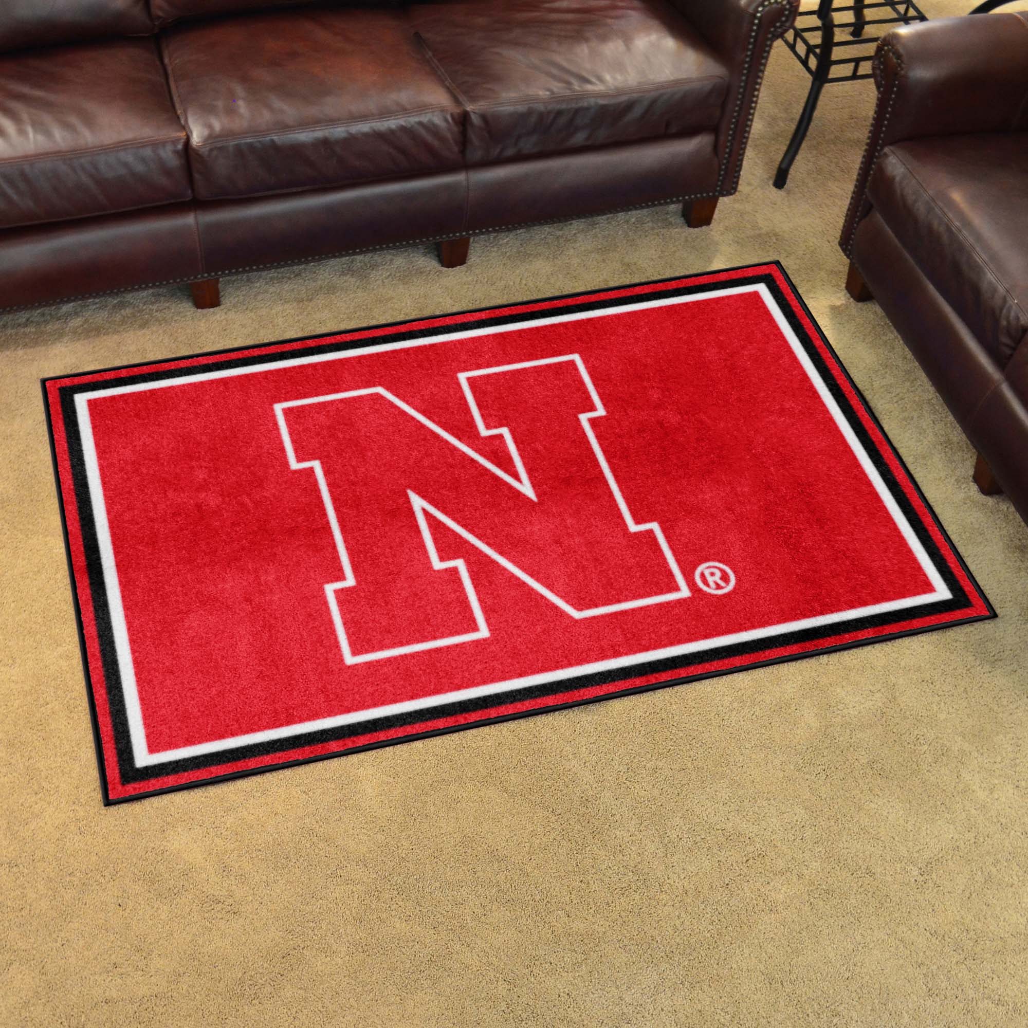 Nebraska Cornhuskers 4ft. x 6ft. Plush Area Rug - Nebraska