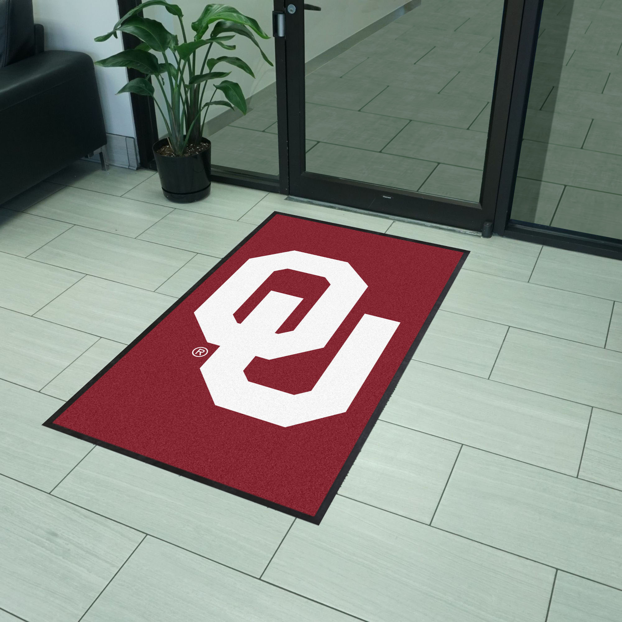 Oklahoma 3X5 High-Traffic Mat with Durable Rubber Backing - Portrait Orientation