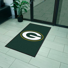 Green Bay Packers 3X5 High-Traffic Mat with Durable Rubber Backing - Portrait Orientation - Green Bay Packers