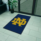 Notre Dame 3X5 High-Traffic Mat with Durable Rubber Backing - Portrait Orientation