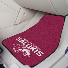 Southern Illinois Salukis Front Carpet Car Mat Set - 2 Pieces