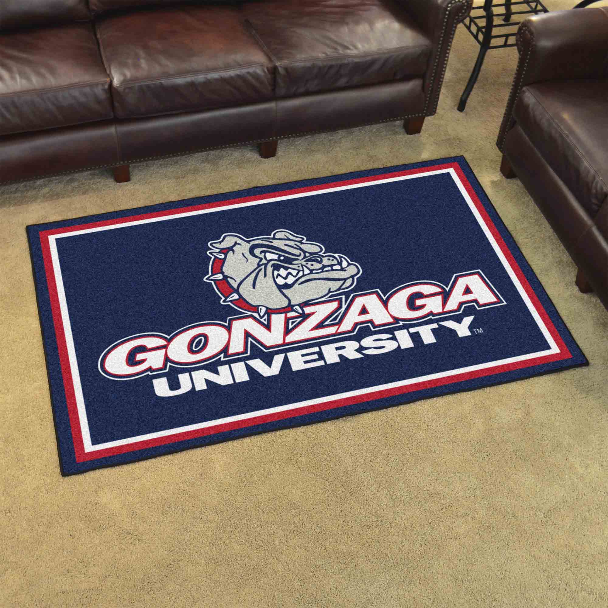 Gonzaga Bulldogs 4ft. x 6ft. Plush Area Rug