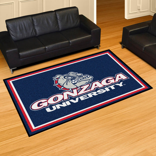 Gonzaga Bulldogs 5ft. x 8 ft. Plush Area Rug - Gonzaga