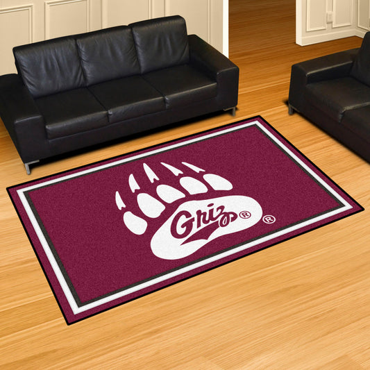 Montana Grizzlies 5ft. x 8 ft. Plush Area Rug