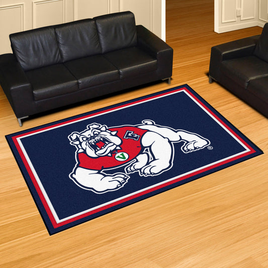 Fresno State Bulldogs 5ft. x 8 ft. Plush Area Rug