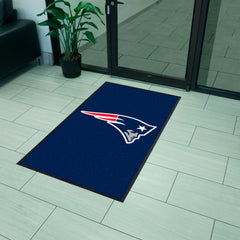 New England Patriots 3X5 High-Traffic Mat with Durable Rubber Backing - Portrait Orientation - New England Patriots