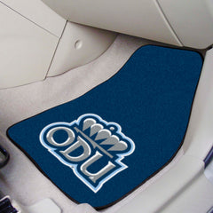 Old Dominion Monarchs Front Carpet Car Mat Set - 2 Pieces