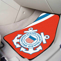 U.S. Coast Guard Front Carpet Car Mat Set - 2 Pieces