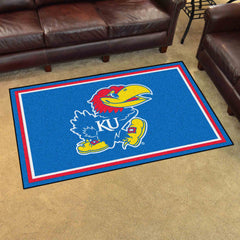 Kansas Jayhawks 4ft. x 6ft. Plush Area Rug