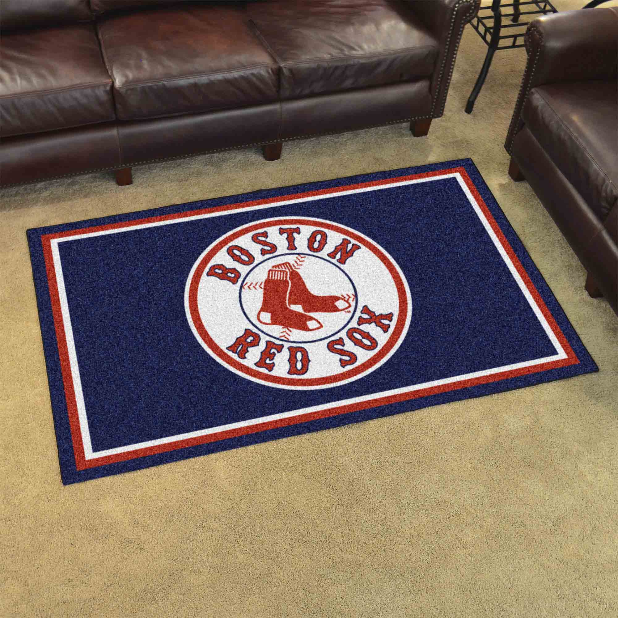 Boston Red Sox 4ft. x 6ft. Plush Area Rug