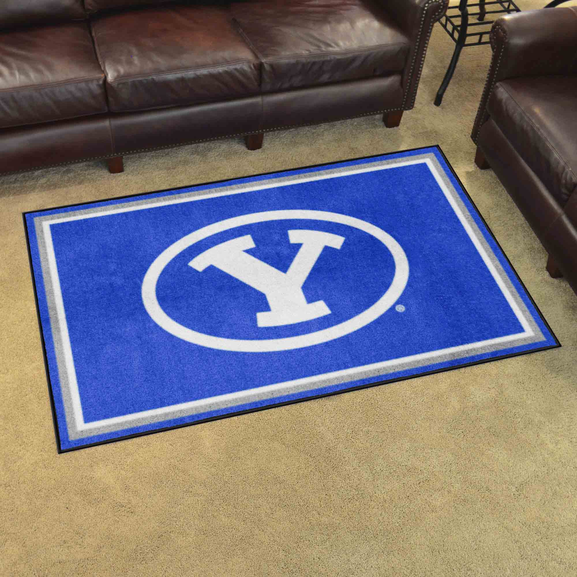 BYU Cougars 4ft. x 6ft. Plush Area Rug