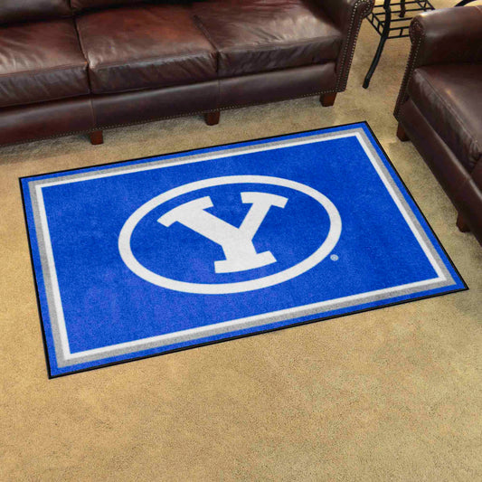 BYU Cougars 4ft. x 6ft. Plush Area Rug - BYU