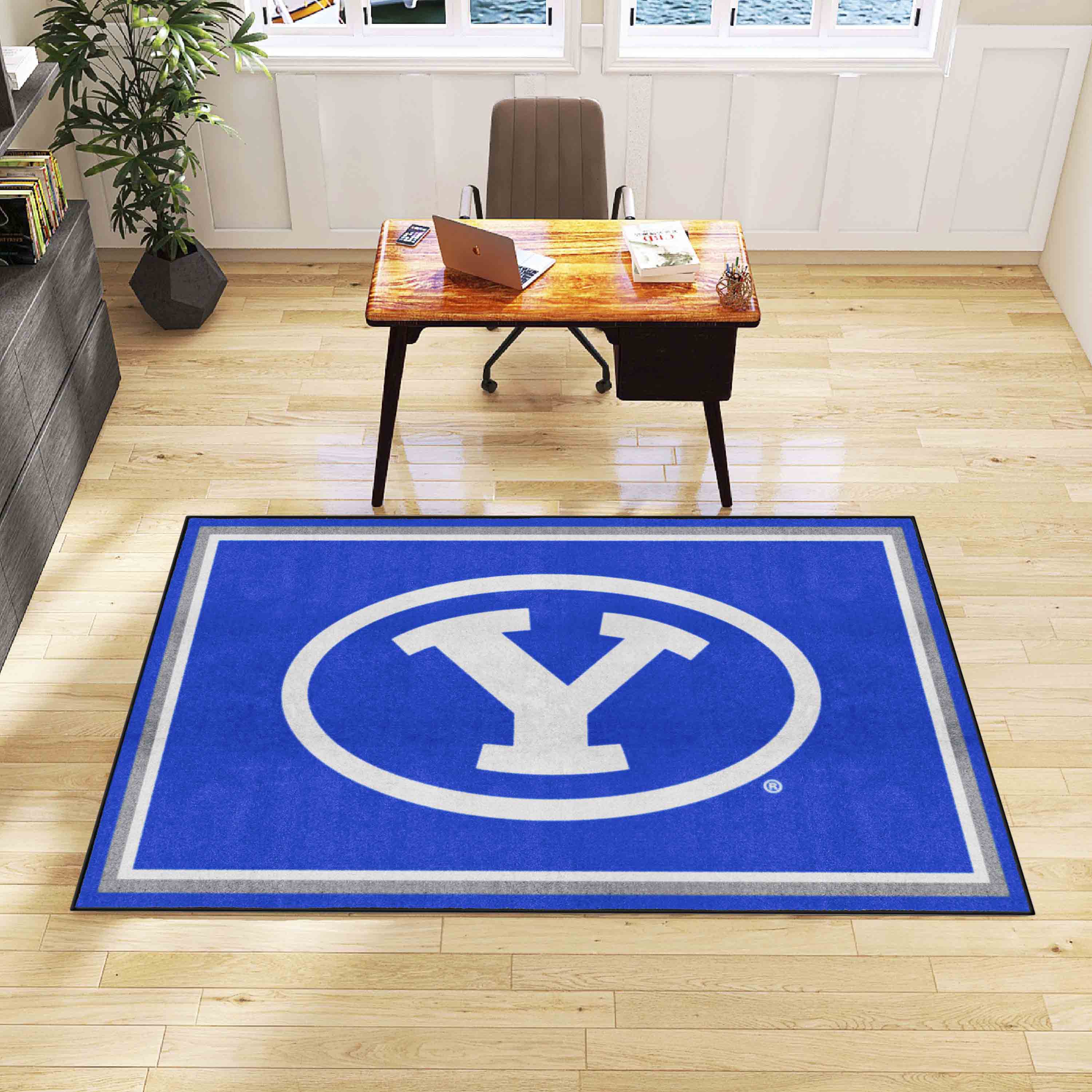 BYU Cougars 5ft. x 8 ft. Plush Area Rug