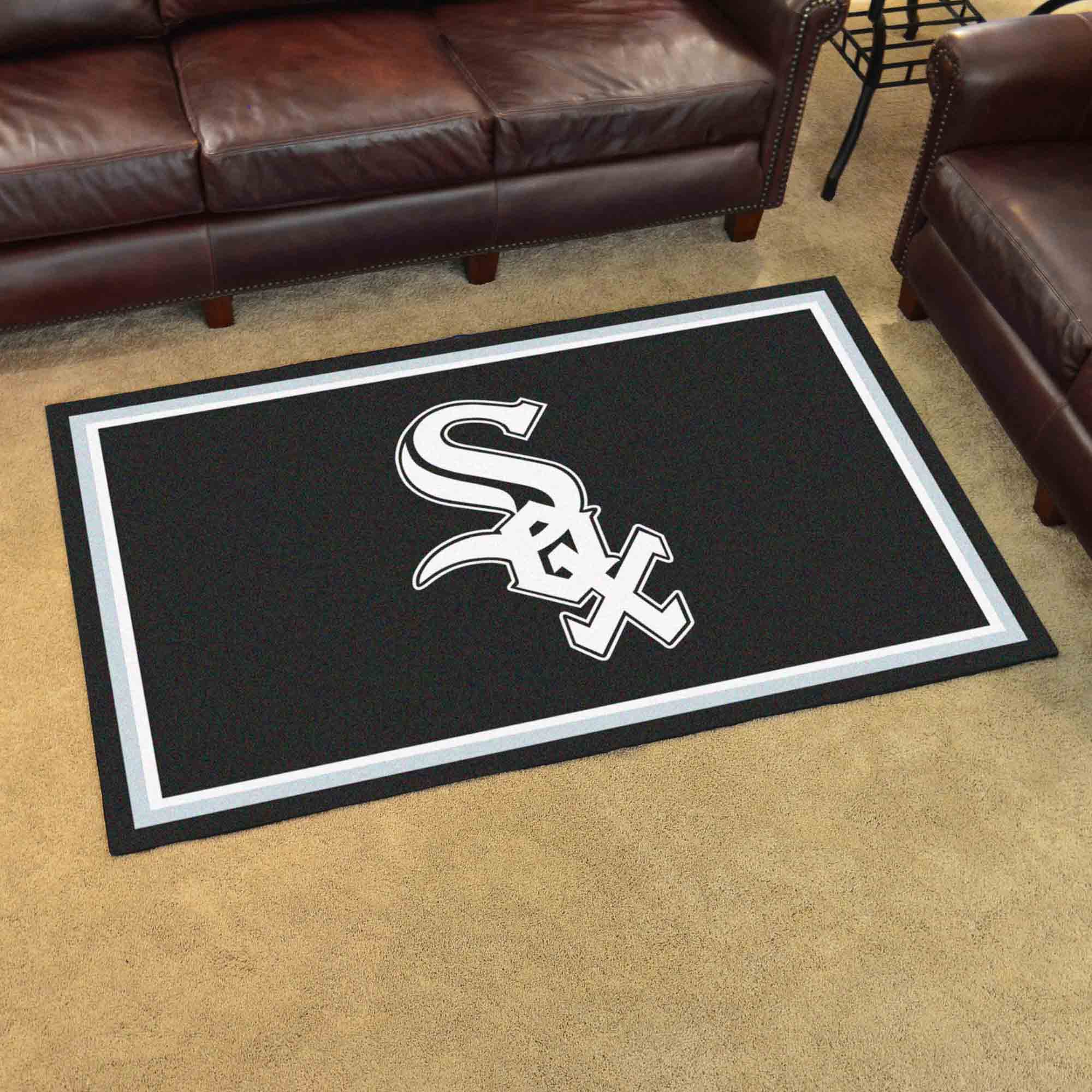 Chicago White Sox 4ft. x 6ft. Plush Area Rug - Chicago White Sox