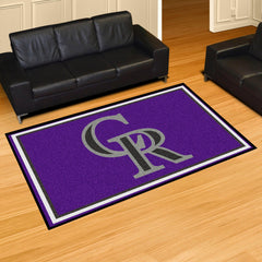 Colorado Rockies 5ft. x 8 ft. Plush Area Rug - Colorado Rockies