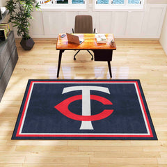 Minnesota Twins 5ft. x 8 ft. Plush Area Rug - Minnesota Twins