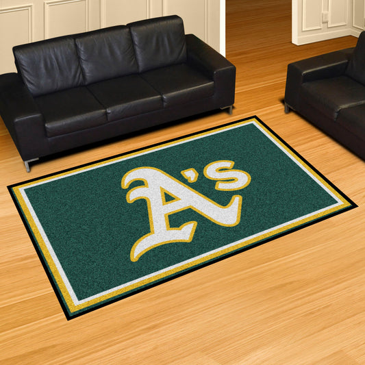 Oakland Athletics 5ft. x 8 ft. Plush Area Rug