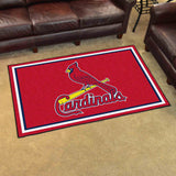 St. Louis Cardinals 4ft. x 6ft. Plush Area Rug