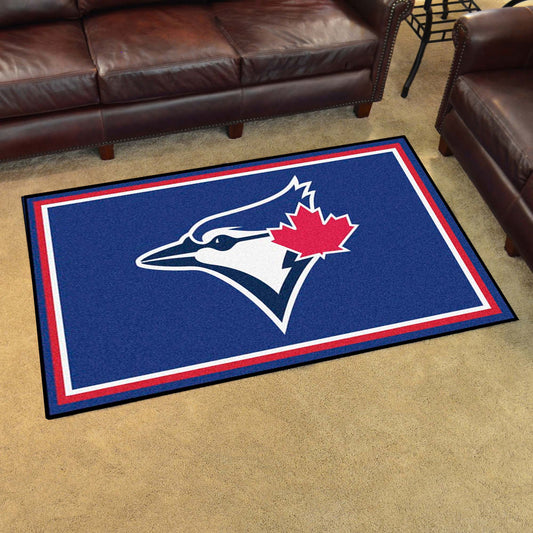 Toronto Blue Jays 4ft. x 6ft. Plush Area Rug