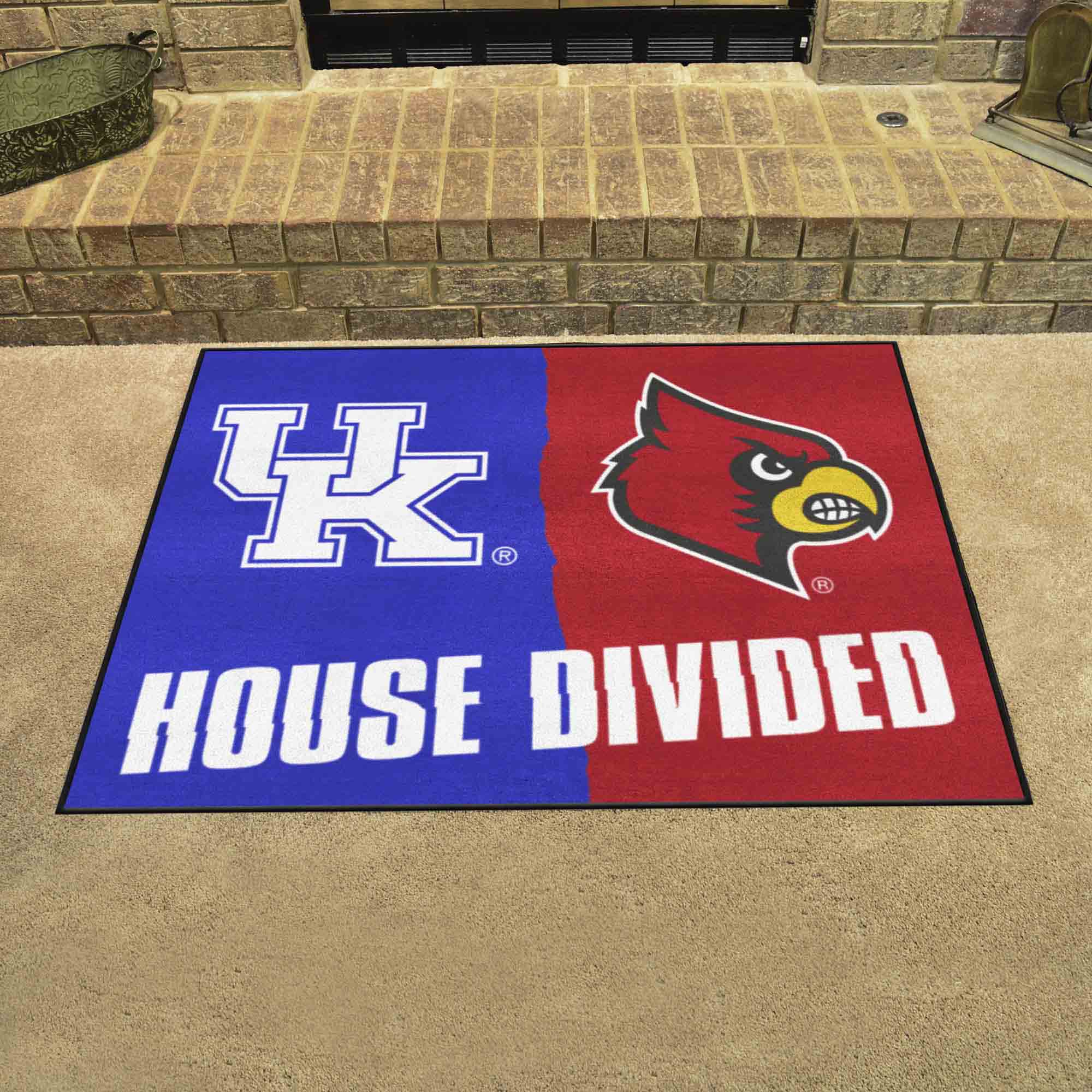 House Divided - Kentucky / Louisville House Divided House Divided Rug - 34 in. x 42.5 in. - House Divided - Kentucky / Louisville