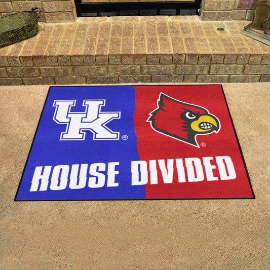 House Divided - Kentucky / Louisville House Divided House Divided Rug - 34 in. x 42.5 in. - House Divided - Kentucky / Louisville