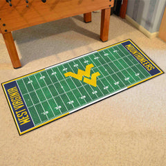 West Virginia Mountaineers Field Runner Mat - 30in. x 72in.