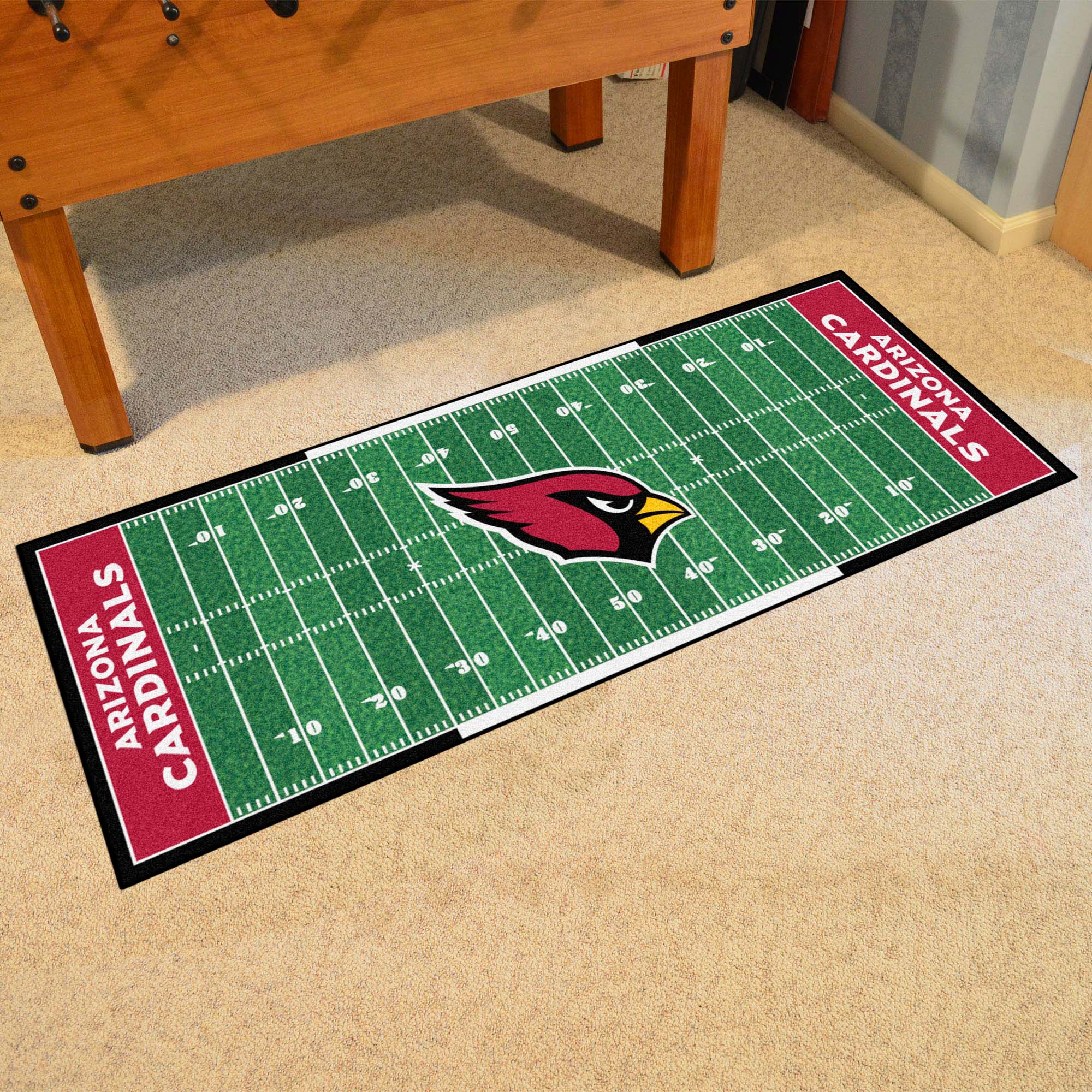 Arizona Cardinals Field Runner Mat - 30in. x 72in.