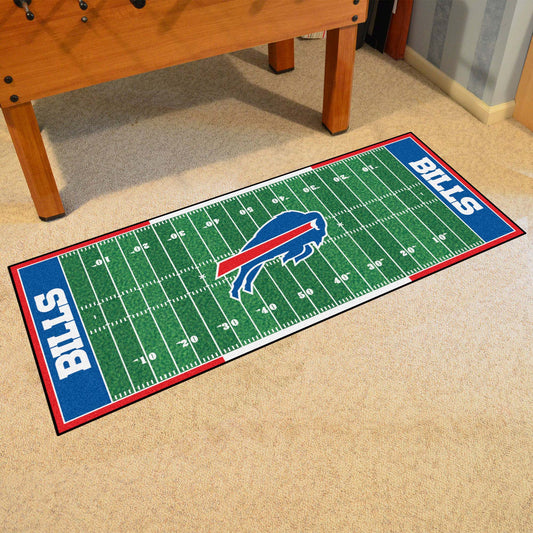 Buffalo Bills Field Runner Mat - 30in. x 72in. - Buffalo Bills