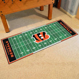 Cincinnati Bengals Field Runner Mat - 30in. x 72in. - Cincinnati Bengals