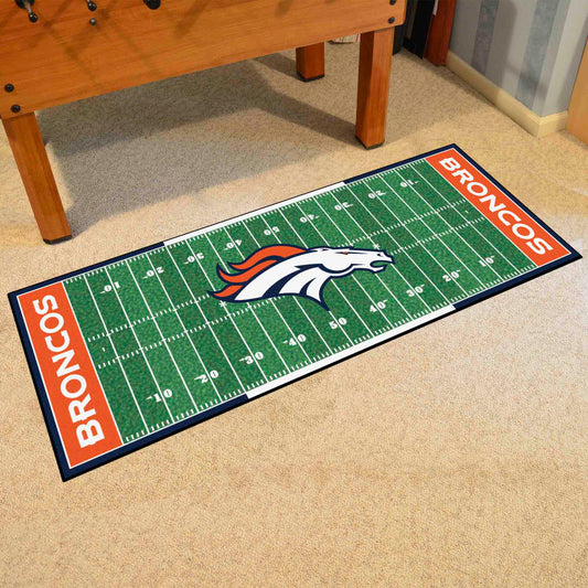 Denver Broncos Field Runner Mat - 30in. x 72in. - Denver Broncos