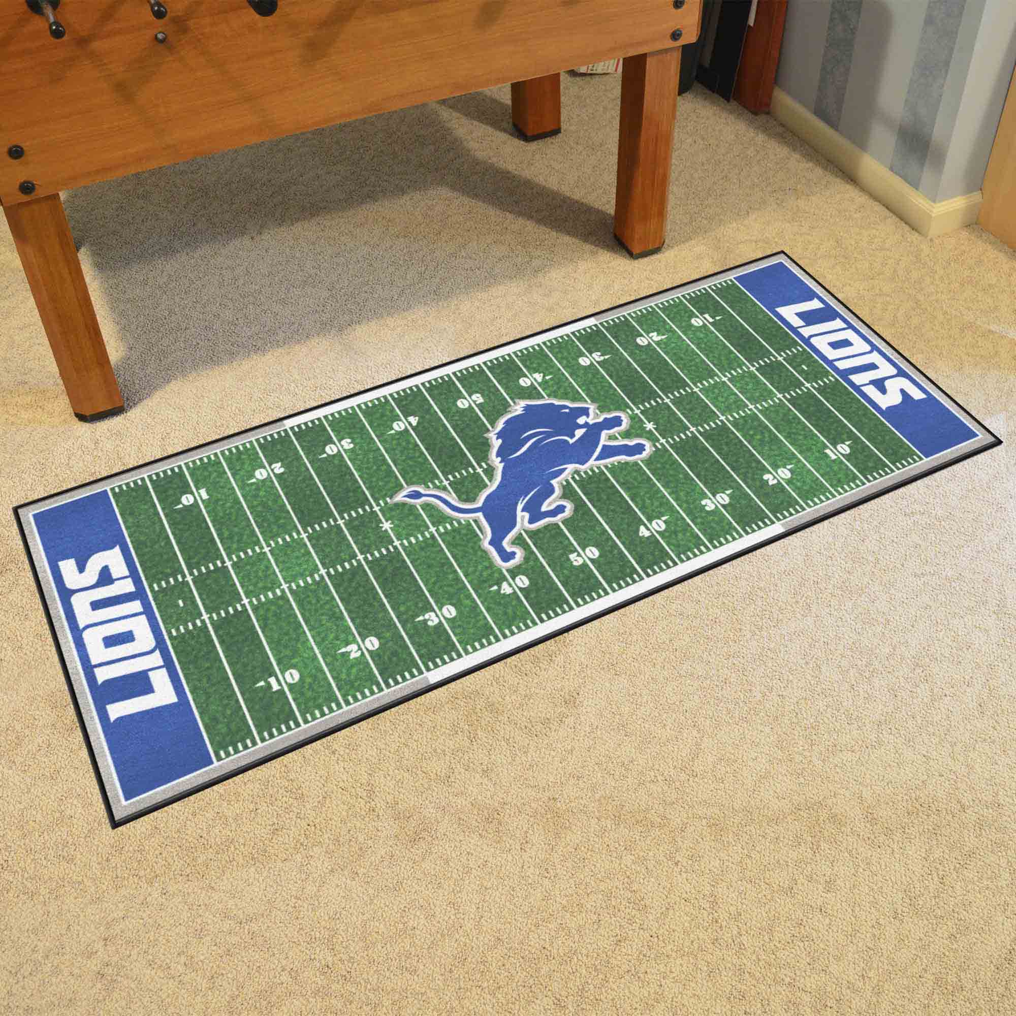 Detroit Lions Field Runner Mat - 30in. x 72in.