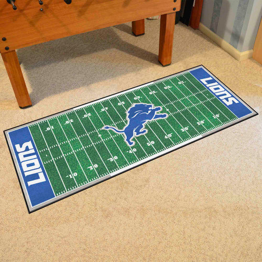 Detroit Lions Field Runner Mat - 30in. x 72in. - Detroit Lions