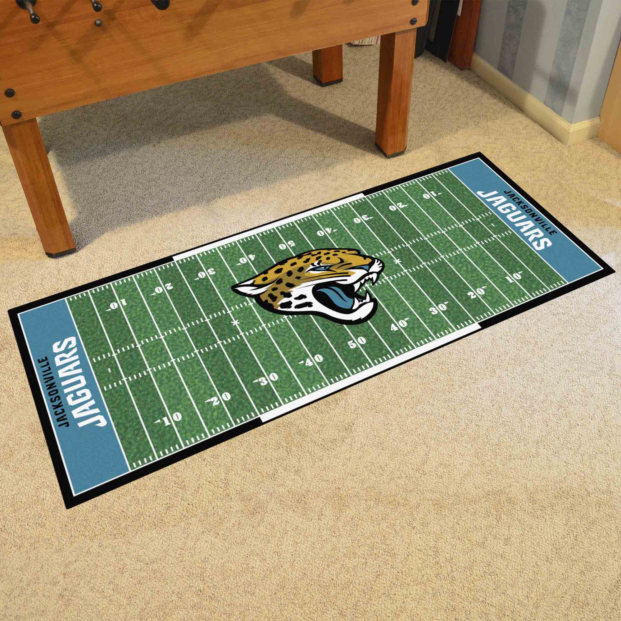 Jacksonville Jaguars Field Runner Mat - 30in. x 72in.