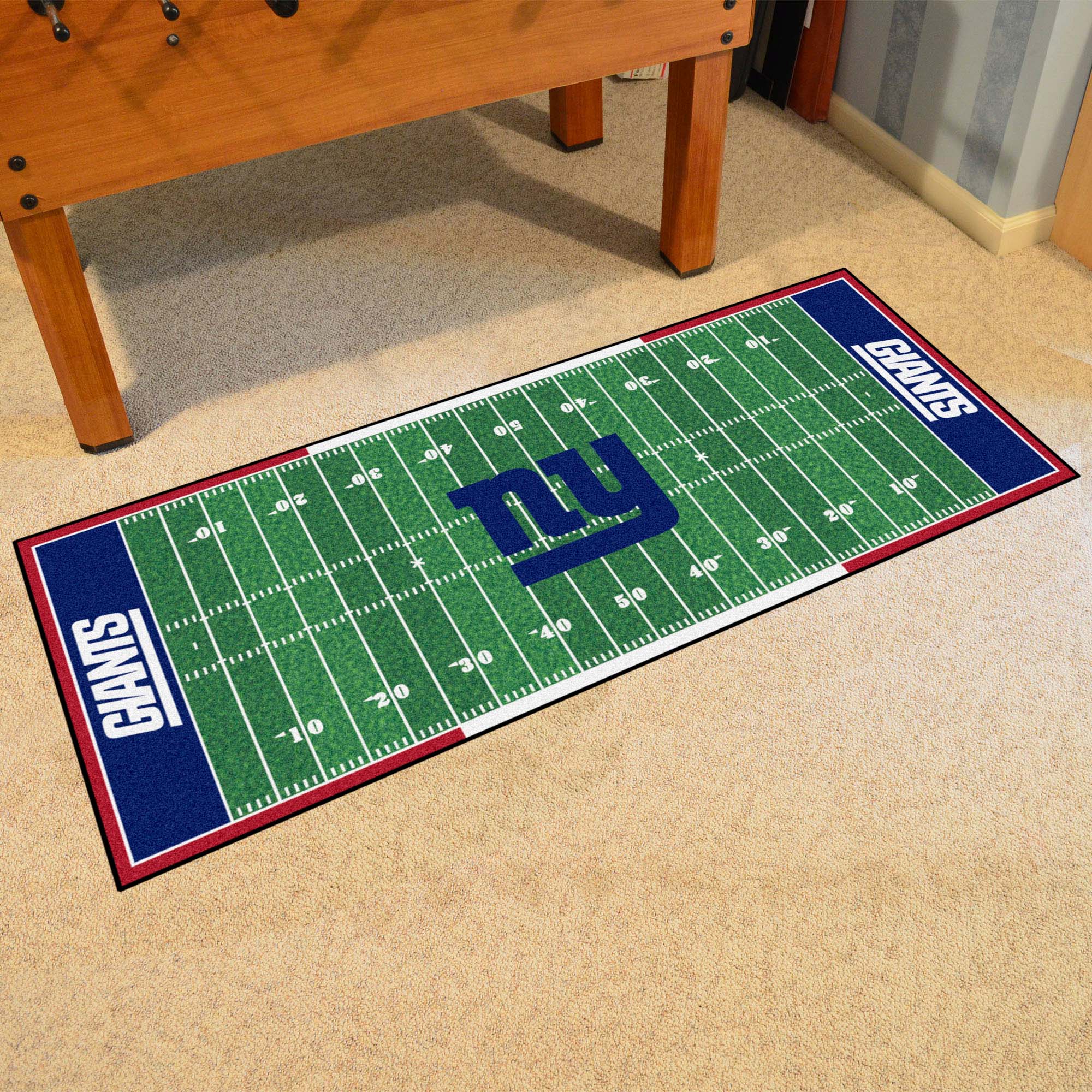 New York Giants Field Runner Mat - 30in. x 72in.