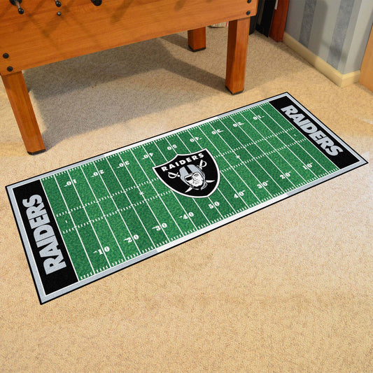 Las Vegas Raiders Field Runner Mat - 30in. x 72in.