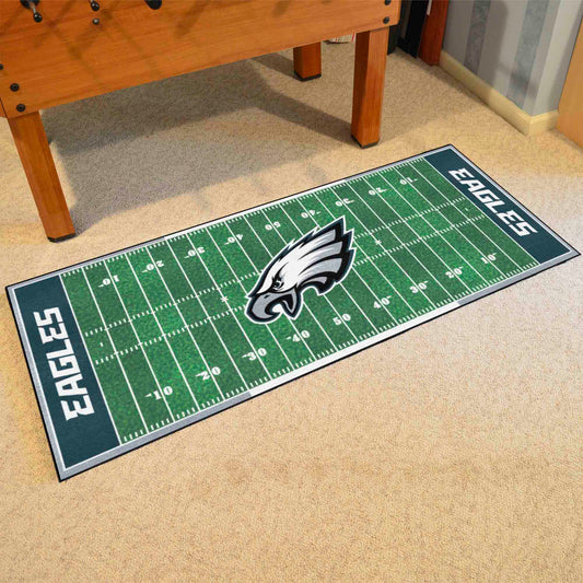 Philadelphia Eagles Eagles Field Runner Mat - 30in. x 72in. - Philadelphia Eagles