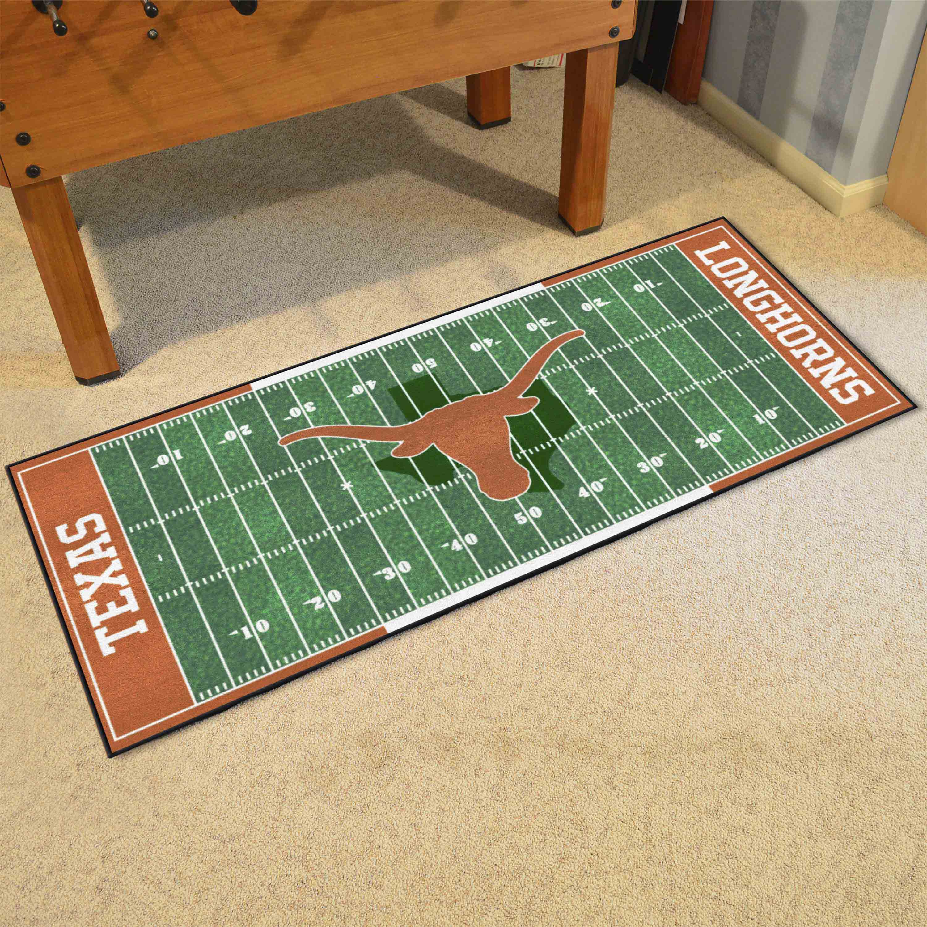 Texas Longhorns Field Runner Mat - 30in. x 72in.