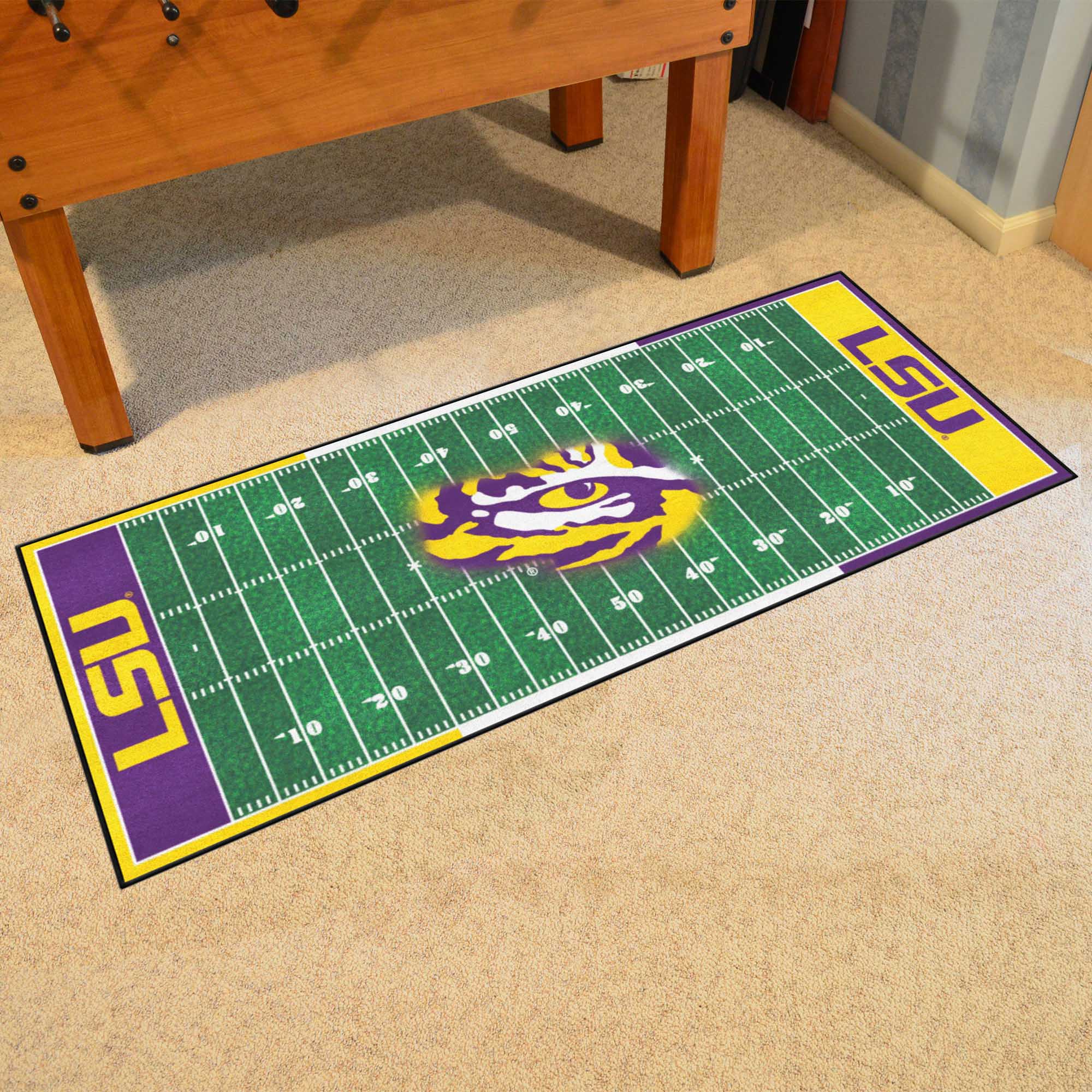 LSU Tigers Field Runner Mat - 30in. x 72in. - LSU