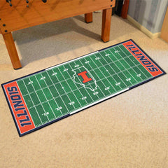 Illinois Illini Field Runner Mat - 30in. x 72in.