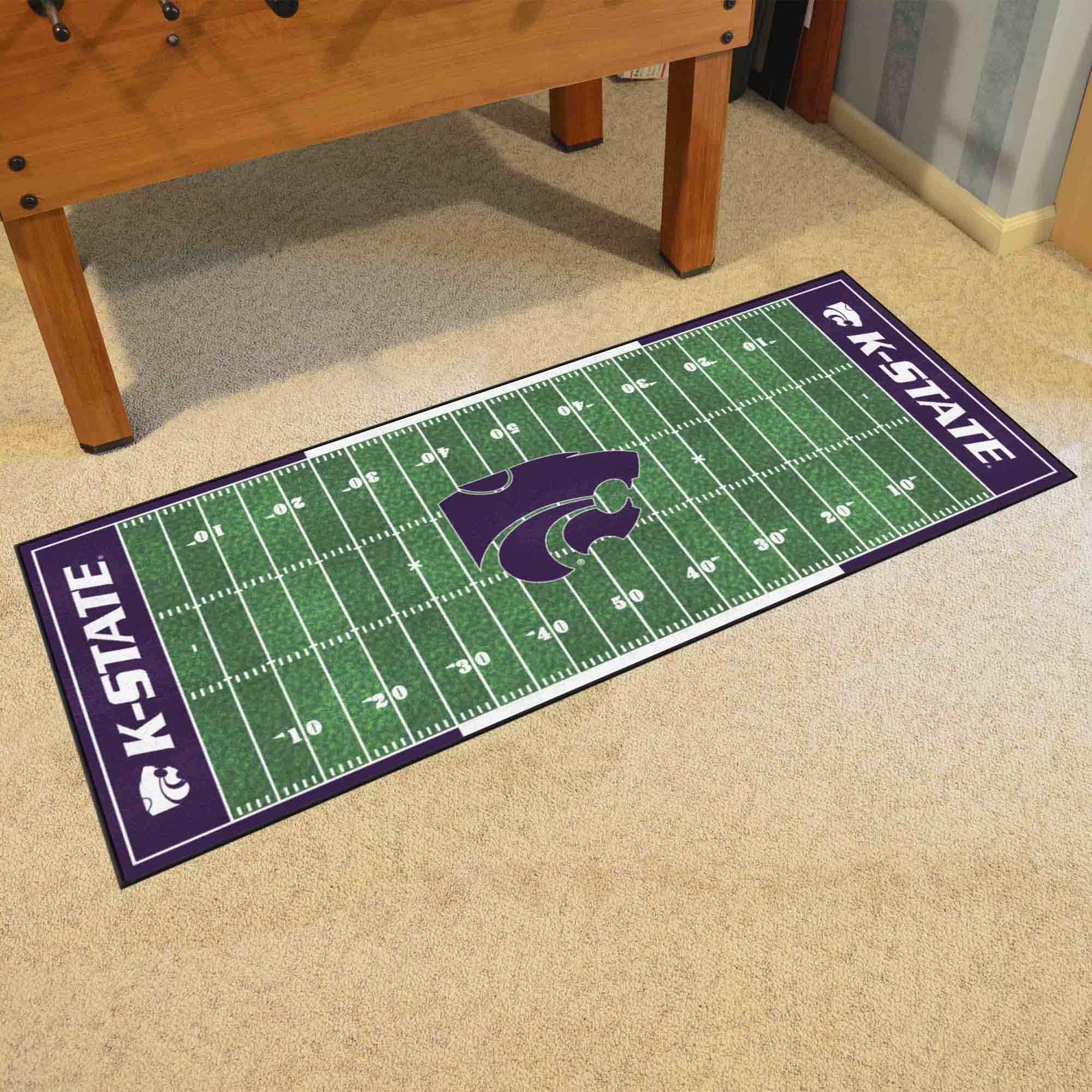 Kansas State Wildcats Field Runner Mat - 30in. x 72in.